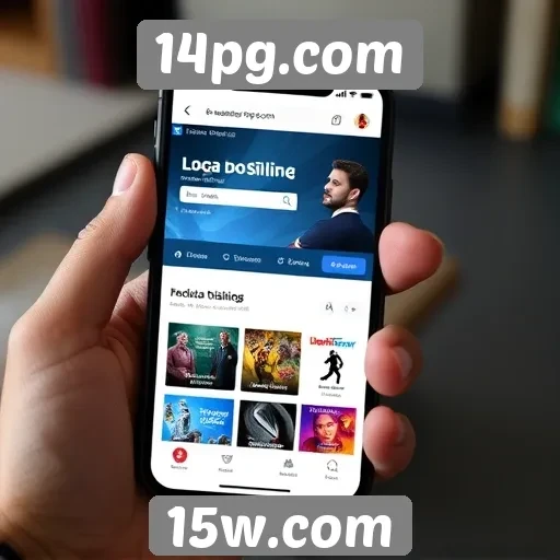 Interface e usabilidade do 14pg.com em dispositivos móveis